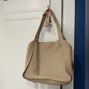 Marc Jacobs The Director Tote Bag Tan and Pink